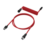 HP HyperX Gaming USB-C Coiled Cable Red-Black 6J677AA