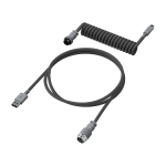 HP HyperX USB-C to USB-A connection Coiled Cable Gray 6J678AA