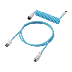 HP HyperX USB-C Coiled Cable Light Blue-White 6J680AA