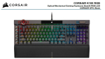 Corsair K100 RGB Optical Mechanical Gaming Keyboard CH-912A01A-NA