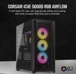 Corsair CC-9011242-WW 5000D RGB Airflow Tempered Glass ATX Case Black