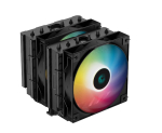 DeepCool AG620 Black ARGB Dual Tower CPU Cooler Black R-AG620-BKANMN-G-2
