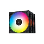 DeepCool Fc120 120mm RGB 1800rpm Fan 3 Pack Black DP-R-FC120-BKAMN3-G-1