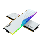 Adata 32GB Kit (2x16GB) XPG Lancer DDR5 RGB 6400mhz 1.25v Ram White AX5U6400C3216G-DCLARWH