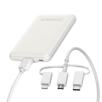 OtterBox 3-in-1 with USB-A to Micro-USB Mobile Charging Kit 5k mAh White 78-80836