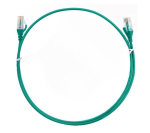 8ware CAT6 Ultra Thin Slim Cable 2m/200cm Green CAT6THINGR-2M