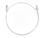 8ware CAT6 Ultra Thin Slim Cable 0.25m/25cm White CAT6THINWH-025M