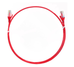 8Ware CAT6 Ultra Thin Slim Cable 0.25m/25cm Red CAT6THINRD-025