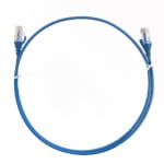8ware CAT6 Ultra Thin Slim Cable 0.25m/25cm Blue CAT6THINBL-025M