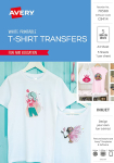 Avery T-Shirt Transfer White (Pack of 5) 70580