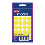 Avery Yellow Dots 18mm (120PK) - 10 Boxes 932289