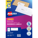 Avery J8157 Quick Peel Address Label White Pack 25 936059