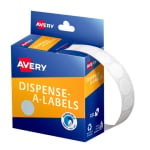 Avery White Dispenser Dot Sticker 14 mm Roll 1200 937200