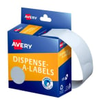 Avery Label 24mm Circle White Dispenser pack 550 937202
