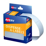 Avery White Rectangle Dispenser Stickers 64 x 19 mm 280 Labels 937218