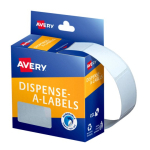 Avery White Rectangle Dispenser Stickers 32 x 24 mm 380 Labels 937220