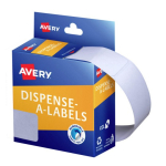 Avery White Rectangle Dispenser Stickers 24 x 49mm 325 Labels 937221