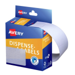 Avery White Rectangle Dispenser Stickers 63 x 44 mm 150 Labels 937223