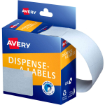 Avery White Rectangle Dispenser Stickers 89 x 43 mm 100 Labels 937225
