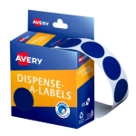 Avery Blue Dispenser Dot Stickers 24 mm diameter 500 Labels 937244