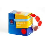 Avery Red Dispenser Dot Stickers 14 mm 700 Labels (5 Per Box) 937298