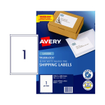Avery Shipping Labels 199.6 x 289.1mm Pack 100 959009