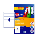 Avery Filing Labels for Laser Inkjet Printers 200 x 60 mm 100 Labels 959035
