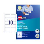 Avery Fabric Name Badge Label 88 x 52 mm Pack 15 980040