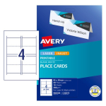 Avery Folded Placecards 85 x 50 mm Pck 10 982503