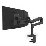 Ergotron LX Desk Dual Direct Arm Matte Black 45-489-224