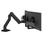 Ergotron HX Desk Dual Monitor Arm Mount Matte Black 45-476-224