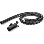 StarTech 2.5 m (8.2 ft.) Cable-Management Sleeve 45mm Spiral CMSCOILED4
