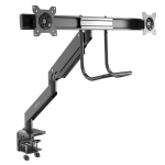 StarTech Desk Mount Dual Monitor Arm Ergonomic Dual Monitor Display ARMSLMBARDUO