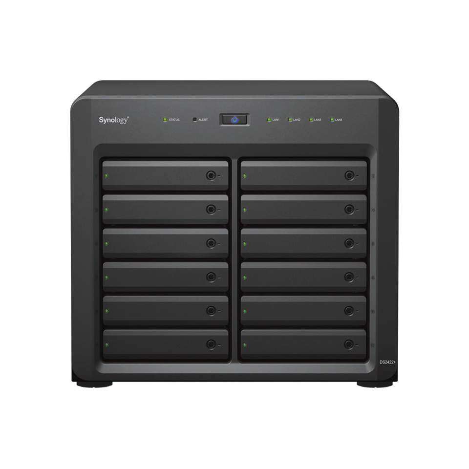 Synology DiskStation DS2422+ 12-Bay Diskless R-V1500B Quad-Core 2.2GHz 4GB NAS