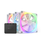 NZXT D12TF F120 RGB Duo 120 mm 3x Case Fans with Controller White RF-D12TF-W1