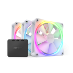 NZXT D12TF F120 RGB Duo 120 mm 3x Case Fans with Controller White RF-D12TF-W1