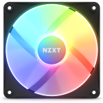 NZXT C12SF F120 RGB Core 120 mm 1x Case Fan Black RF-C12SF-B1