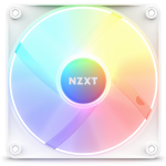 NZXT C12SF F120 RGB Core 120 mm 1x Case Fan White RF-C12SF-W1