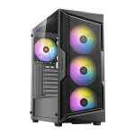 Antec AX61 Elite ARGB Tempered Glass Mid-Tower ATX Case Black