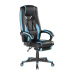 Brateck CH06 Premium PU Gaming Chair with Lumbar Support and Retractable Footrest CH06-26