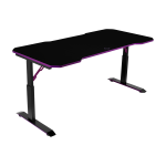Cooler Master GD160 Height Adjustable Gaming Desk Black/Purple