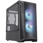 Cooler Master MasterBox MB311L ARGB TG Micro-ATX Case Black