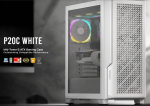 Antec P20C Tempered Glass Mid-Tower E-ATX Gaming Case White