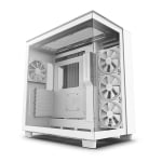NZXT H9 Elite Edition Tempered Glass Mid-Tower ATX Case White
