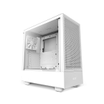 NZXT H5 Flow Tempered Glass Edition Mid Tower Case White