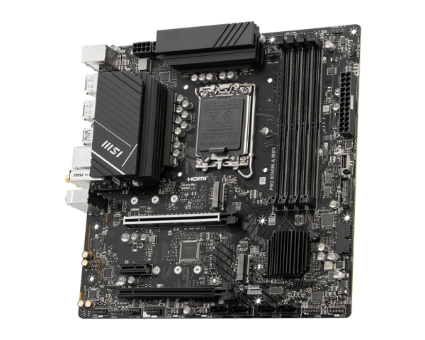MSI PRO B760M-A WIFI DDR5 LGA 1700 Micro-ATX Motherboard