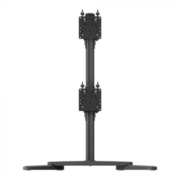 Atdec Freestanding Heavy-Duty Dual Vertical Monitor Mount