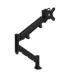 Atdec Heavy Duty Single Desk Mount Display Black