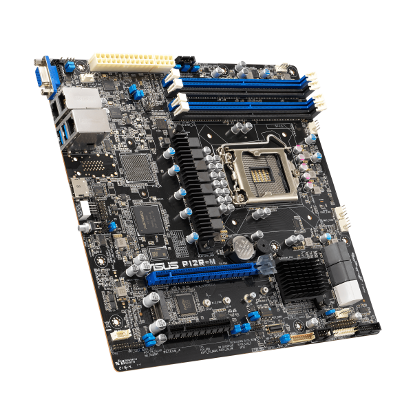 Asus P12R-M XEON E-2300 LGA 1200 Micro ATX Server Motherboard