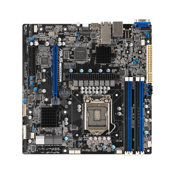 Asus Xeon E MB LGA 1200 DDR4 UDIMM Micro-ATX Server Motherboard